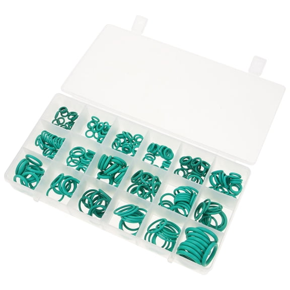 RENACLIPY 270-Piece Automotive O- Kit Green for Car AC Repair and Maintenance Sealing Gaskets