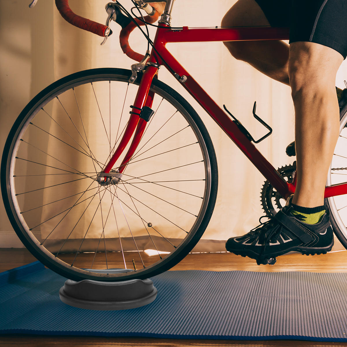 Bike Trainer Front Wheel Replacement Bike Front Wheel Riser Pad Block ...