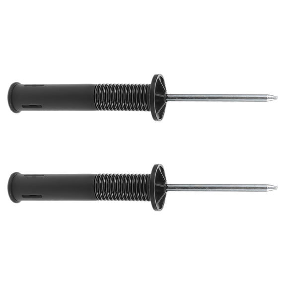 SEWCHICS Soccer Pole Fixing Mount Flag Spike Stake Plastic for with 2Pcs 11.8*2.0*2.0in