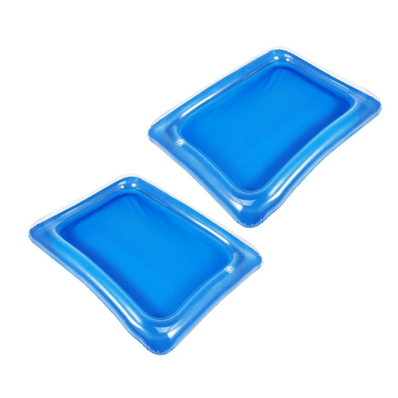 SEWCHICS Inflatable Cooler Tray Blue 2Set 23.6X17.3X2.4In