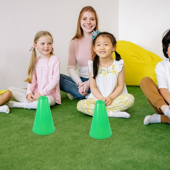 Worgeous 2PCS Party Noisemaker Game Megaphones Cheer Megaphones Plastic Megaphones