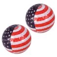 thumbnail image 1 of 2PCS US Flag Pattern Practice Ball Simulation Rubber Training Sports Ball Double Layers Ball, 1 of 8