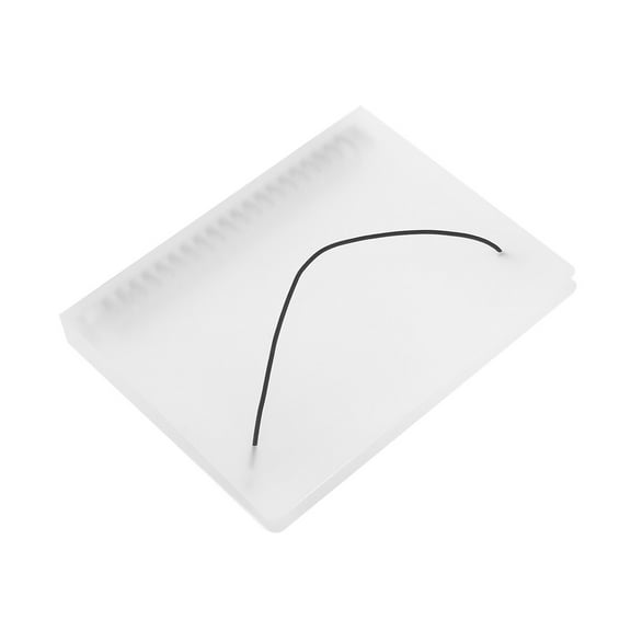 FONDOTIN 2-Pack White Plastic Clipboard with Smooth Rounded Edges and Wall Mount Hole for Office and School Organization