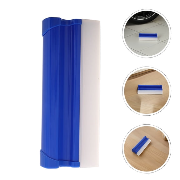 Worgeous Car Squeegee Window Cleaning Scraper 2Pcs Blue Silicone Abs 11.8X3.1X1.6In