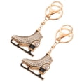 thumbnail image 1 of Worgeous 2Pcs Novelty Hanging Keychains Small Ice Skates Keychains Adorable Small Keychains Backpack Decors, 1 of 8