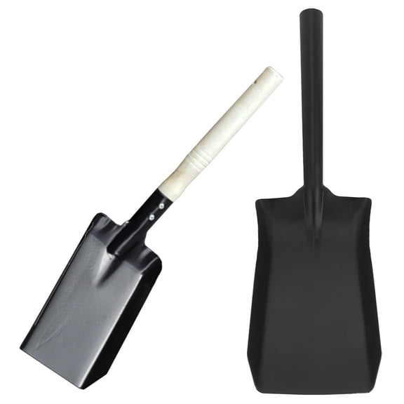 Worgeous 2Pcs Outdoor Spade Home Shovel Garden Shovel Farm Spade Gardening Spade Tool without Handle