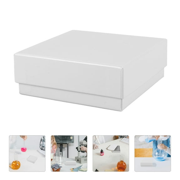 BESTYASH 2Pcs Multifunctional Lab Paper Storage Box with Lid for Freezer Use