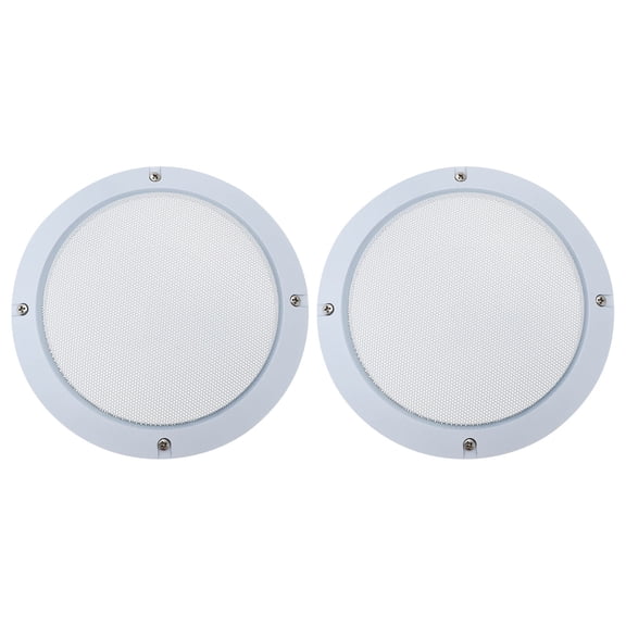 FONDOTIN Loudspeaker Dust Cover White 2Pcs 6.5 Inch Diameter