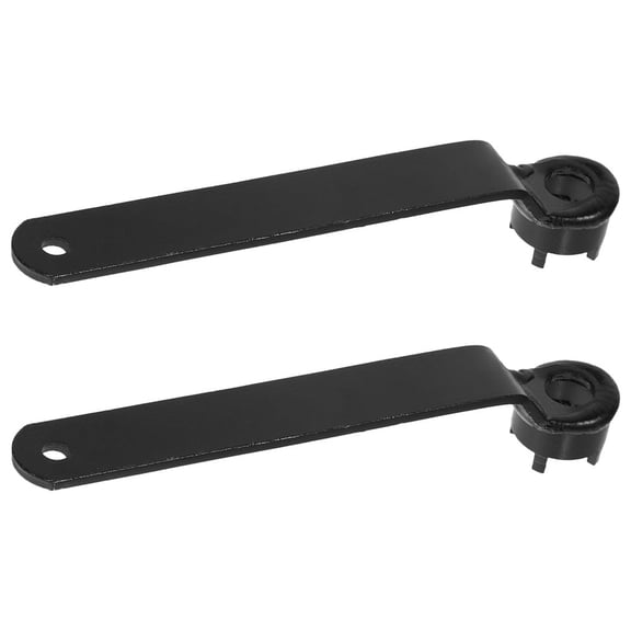 Worgeous 2Pcs Thickened Angle Wrench Ergonomic Handle Steel Four-claw Spanner Accessory