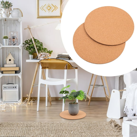 Phenofice 2-Pack 12-Inch Plant Pot Mats and Non- Plant Saucer Pads for Indoor and Outdoor Use