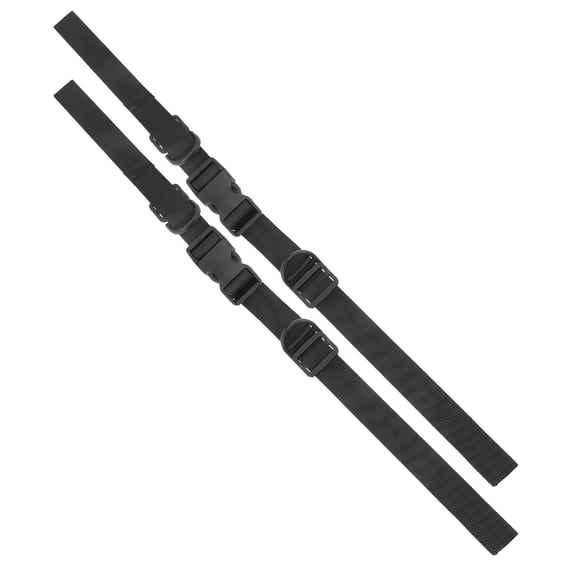 Worgeous Backpack Shoulder Straps 2Pcs 29.5x1.3in Hiking Black POM