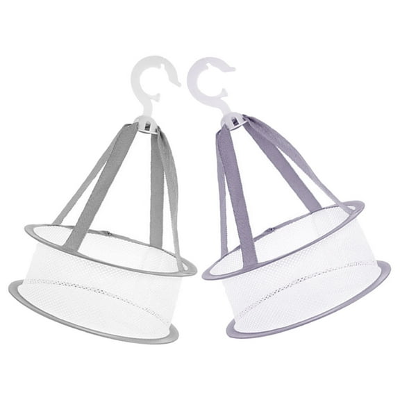 Worgeous Reusable Dryer Rack Drying Mesh Rack Grey 2Pcs and Dry Indoor Use