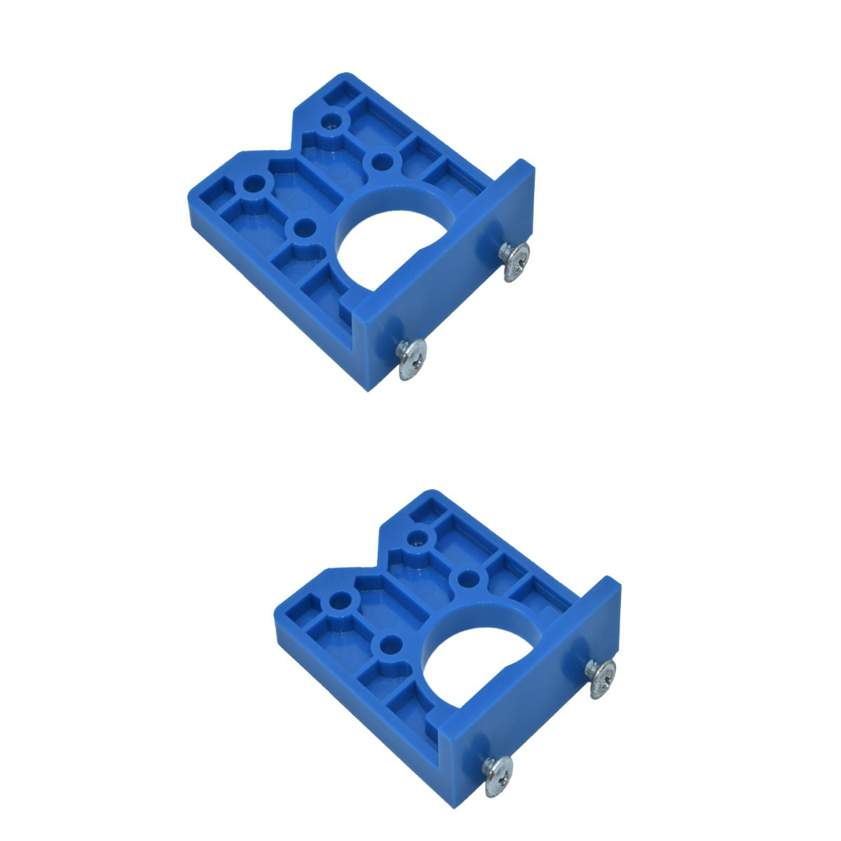 2-Pack Hinge Hole Drilling Guide Tool - ABS Template For Cabinet Door Hinge Installation, Woodworking Jig