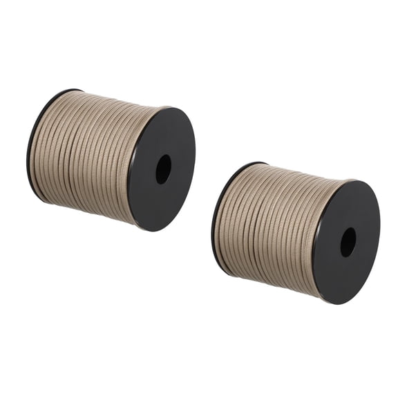 WHAMVOX Raindrops 2pcs 1 Spool Binding Rope for Outdoor Camping Tent Windproof Tarp Blind String Fastening Tie Down Rope 50m 9 Strand