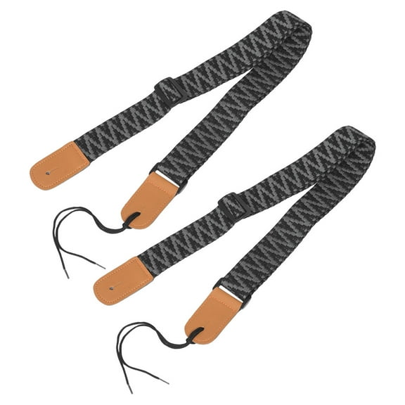 Worgeous 2pcs Adjustable Ukulele Shoulder Strap For Adults Nylon Ukulele Strap For Soprano Concert Tenor Baritone Ukelele