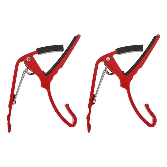 SEWCHICS Acoustic Guitar Accessorie Aluminium Alloy Red 2Set Performance Experienced Players