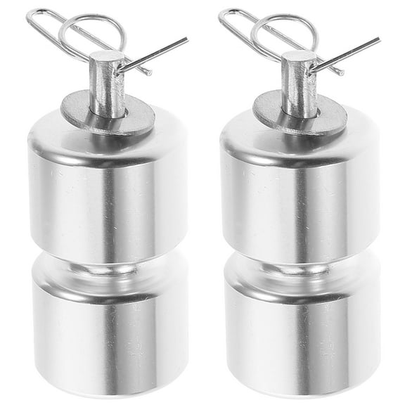 Worgeous 2pcs Aluminum Alloy Trailer Tailgate Rollers Easy Install Rollers for Utility Trailer Gate