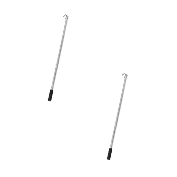 WHAMVOX Raindrops 2pcs Attic Ladder Pull Pole with Hook Attic Ladder Pull Accessory Supply Ladder Pull Down System Hook