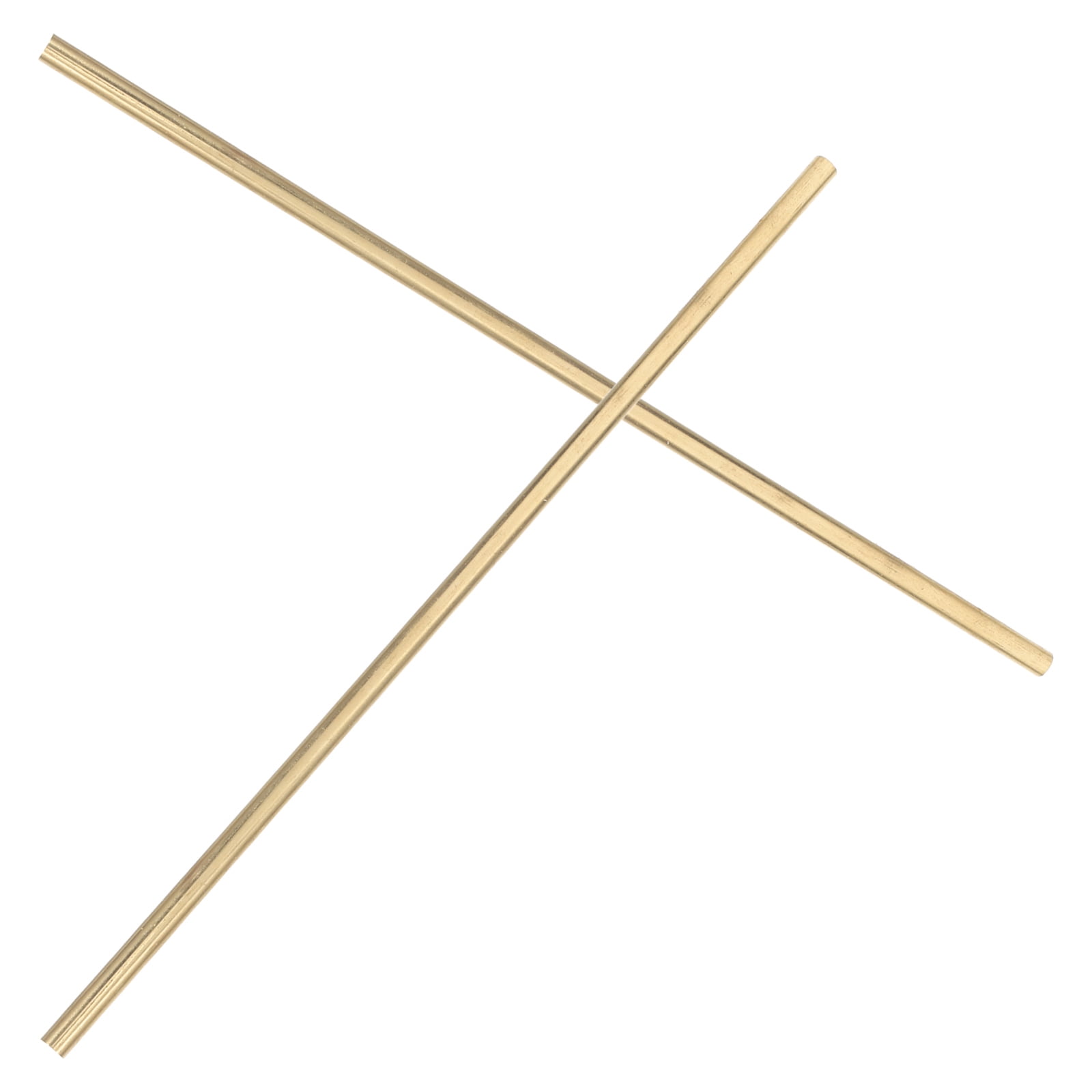 Worgeous 2pcs Brass Round Rods Brass Heat Transfer Brass Bars Thermal ...