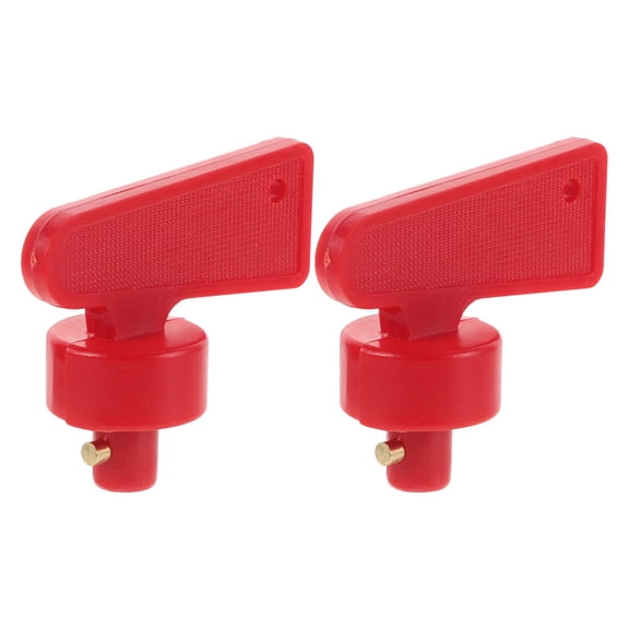 Worgeous 2pcs Car Battery Disconnect Switch Key Marine Battery Disconnect Switch Key RV Battery Switch Key for Marine Car Trucks Boat