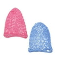 thumbnail image 1 of Worgeous 2pcs Crochet Hair Net For Women Breathable Mesh Cap For Long Hair Stylish Sleep Hat, 1 of 8