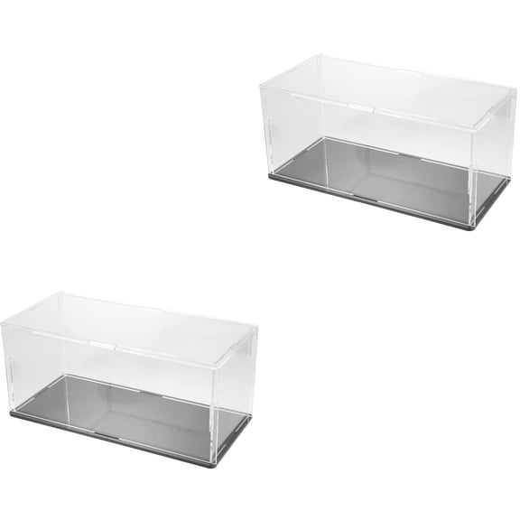 Worgeous 2pcs Decorative Golf Ball Case Household Ball Holder Transparent Golf Ball Case for Decor