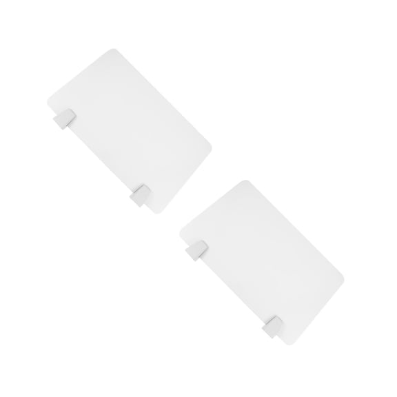 Worgeous 2pcs Desk Dividers Office Partition Desktop Privacy Panel for Student Offices Classrooms