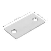 Worgeous 2pcs Door Lock Plate Covers Latch Strike Plate Door Lock Covers Plate Door Hole Covers Rv Door Strike Plate