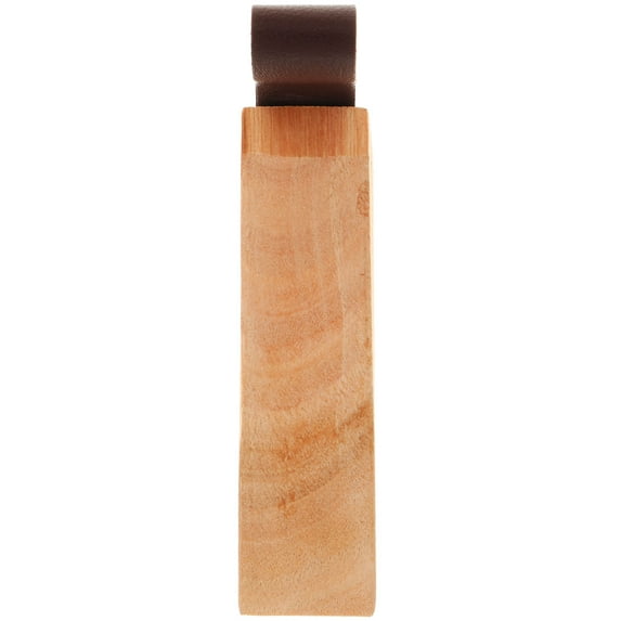Worgeous 2pcs Door Stop Sturdy Wooden Door Stopper Practical Blocker Protector
