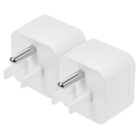Worgeous 2pcs Earth Wire Plug Converter For Enhanced Protection Grounding Socket Adapter For Safe Grounding With Easy Installation