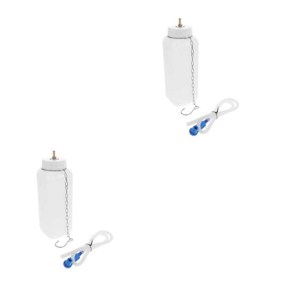 Worgeous 2pcs Electric Brake Fluid Bleeder Kit Automatic Brake Oil Replacement Machine With Waste Oil Container For Cars Motorcycles And Atvs