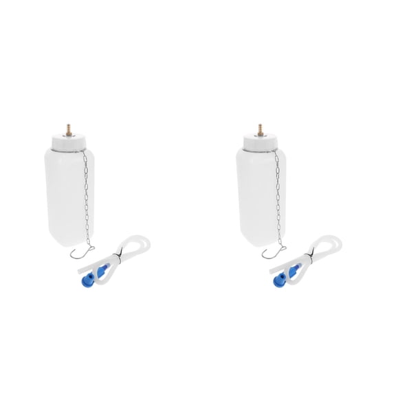 Worgeous 2 PCS Automotive Fluid Extractor Pump Car Brake Replace White