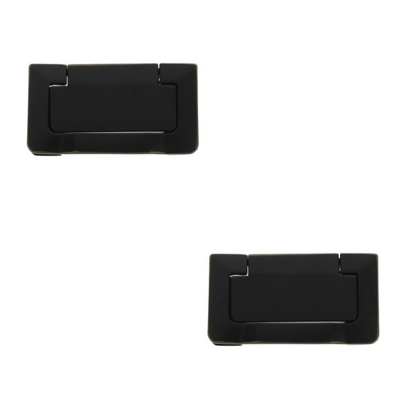 Worgeous 2pcs Flush Pull Ring Handle Zinc Alloy Hidden Drawer Pulls For Cabinets And Closets Concealed Installation For Sleek Interior Designs