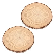 COSMOBETTY Garden Stepping Stone Wood Anti Slip Paths 2Pcs