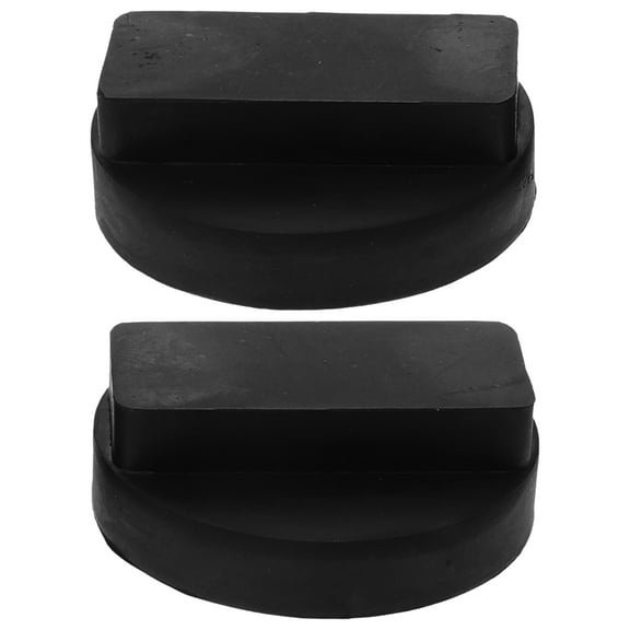 WHAMVOX Durable Rubber Jack Pads with Shock Absorber Blocks for Stable Car Support and Protection Black 2pcs