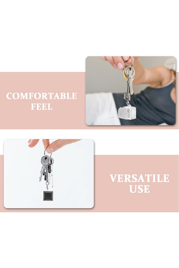 2pcs Keycap Keychain Novel Keycap Keychain Keycap Pendant Keyboard Key Chains For Bag Hanging Decor