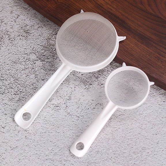 Worgeous 2pcs Mesh Strainer Soybean Milk Strainer Fine Mesh Sieve Kitchen Juice Strainer