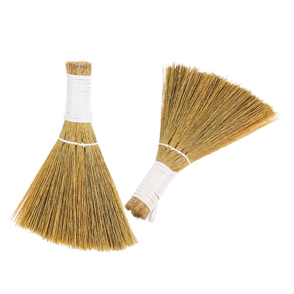 Worgeous 2pcs Mini Broom For Desk Cleaning Small Handheld Broom Portable Desktop Brush For Office Table Household Countertop Broom Sweeping Brush