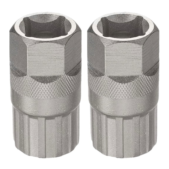 Worgeous 2pcs Mountain Bikes Lockring Remover Tool Kit Bicycles Freewheel Remover for Cycling  Cassette Remover Repair Accessories