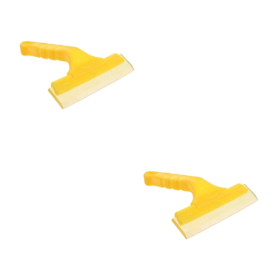 Worgeous 2pcs Multi-Use Squeegee For Car Window Cleaning And Snow Removal Car Squeegee For Window Tinting And Cleaning Hard Wiper For Car Film Portable Car Window Scraper