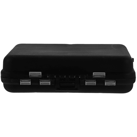 Worgeous 2pcs Multifunctional Fishing Tackle Kit Box Men Professional Fishing Equipment Fishing Tool Organizer (Black)