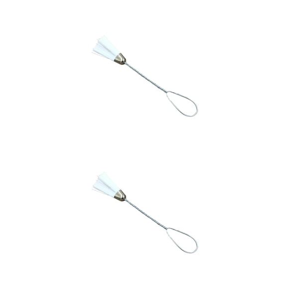 Worgeous 2pcs Multifunctional Single End Lint Sewing Machine Cleaning Brush for Home Use