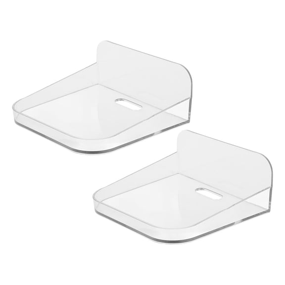 Worgeous 2pcs No Drill Camera Platform Floating Wall Ledge Bookshelf Bedroom Floating Shelves Wall Mount Camera Shelf Wall Mount Camera Holder