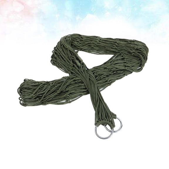Raindrops Lightweight Nylon Cord Hammock 2-Person 94x31in Portable Outdoor Camping Gear for Hiking and Travel