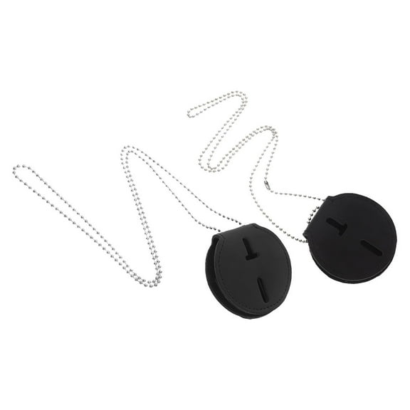 Worgeous 2pcs PU Badge Holder ID Driver's License Credit Card Holder Suitable for Security Guards and Everyday Use Stylish and Functional Design