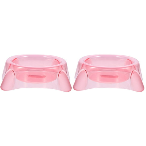Worgeous 2pcs Pet Dog Bowl Cat Dog Food and Water Feed Bowl Kitten Food Feed Bowl Container