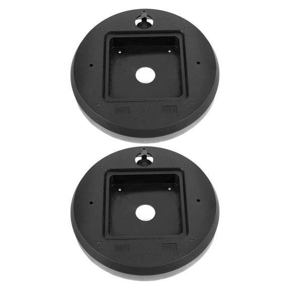 Worgeous 2pcs Plastic Diameter Clock Casing Back Cover For Clock Wall Clock Frame Part Replacement Back Covers for Hanging Clock