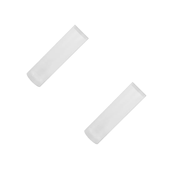 Worgeous 2pcs Portable Badminton Shuttlecock Storage Tube Badminton Shuttlecocks Storage Container Transparent Badminton Tube Sports Badminton Tube (L)