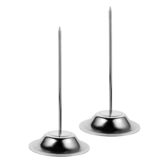 Worgeous 2pcs Restaurant Ticket Holder And Receipt Spike Organizer For Office Desk Paper Memo Ticket Stabber Spike Stick Desk Receipt Holder