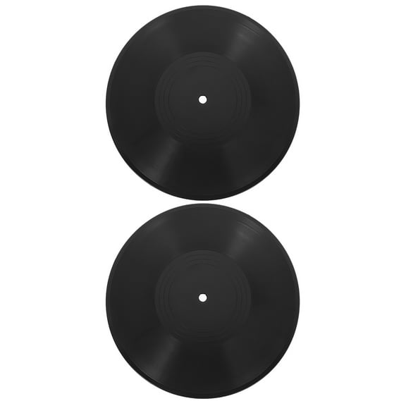 Worgeous 2pcs Retro Record Wall Decor For Bars And Cafes Vintage Wall Records Disco Wall Decor Records Wall Decals Records Decoration